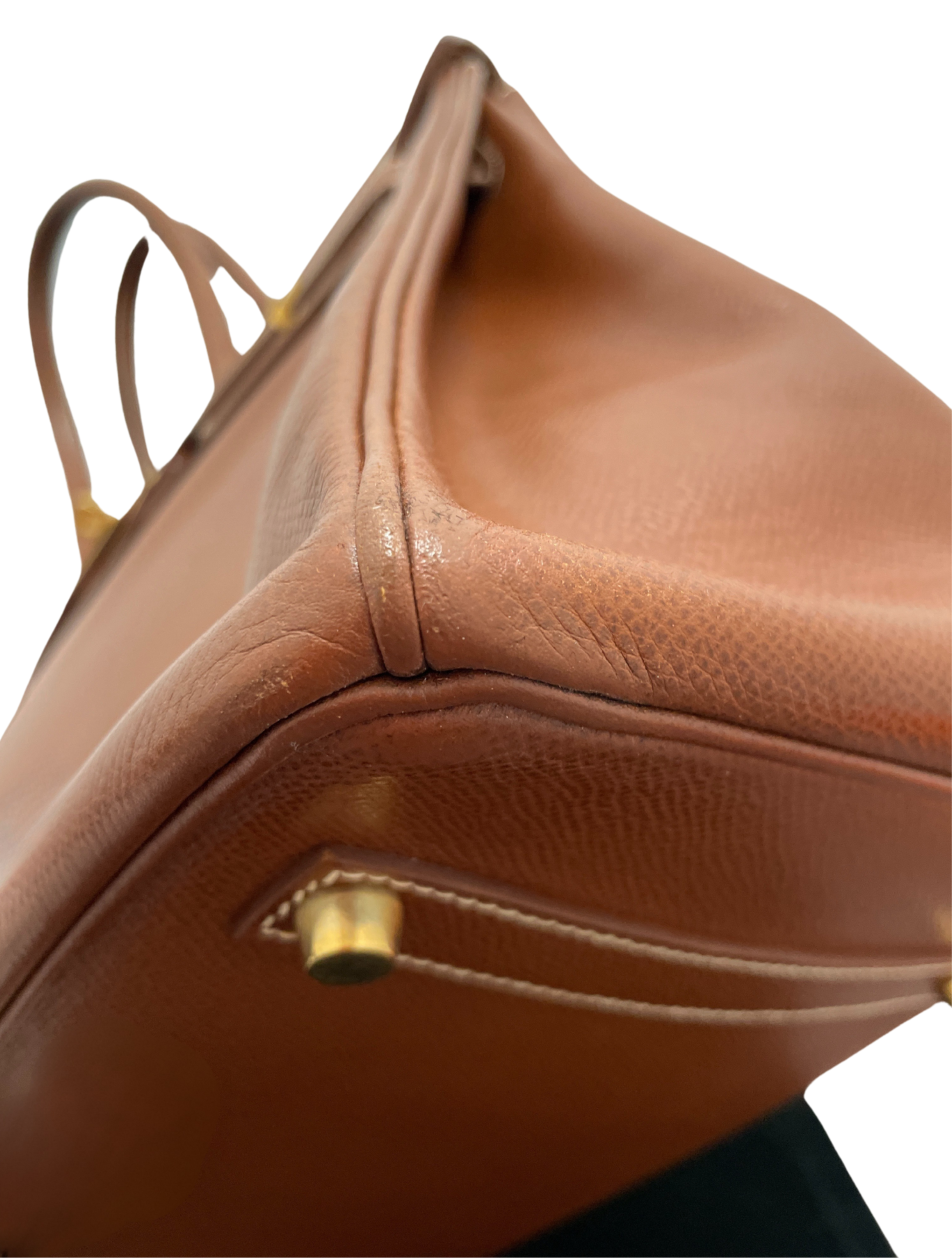 Hermès Gold Veau Grain Lisse Birkin 35 With Gold Hardware