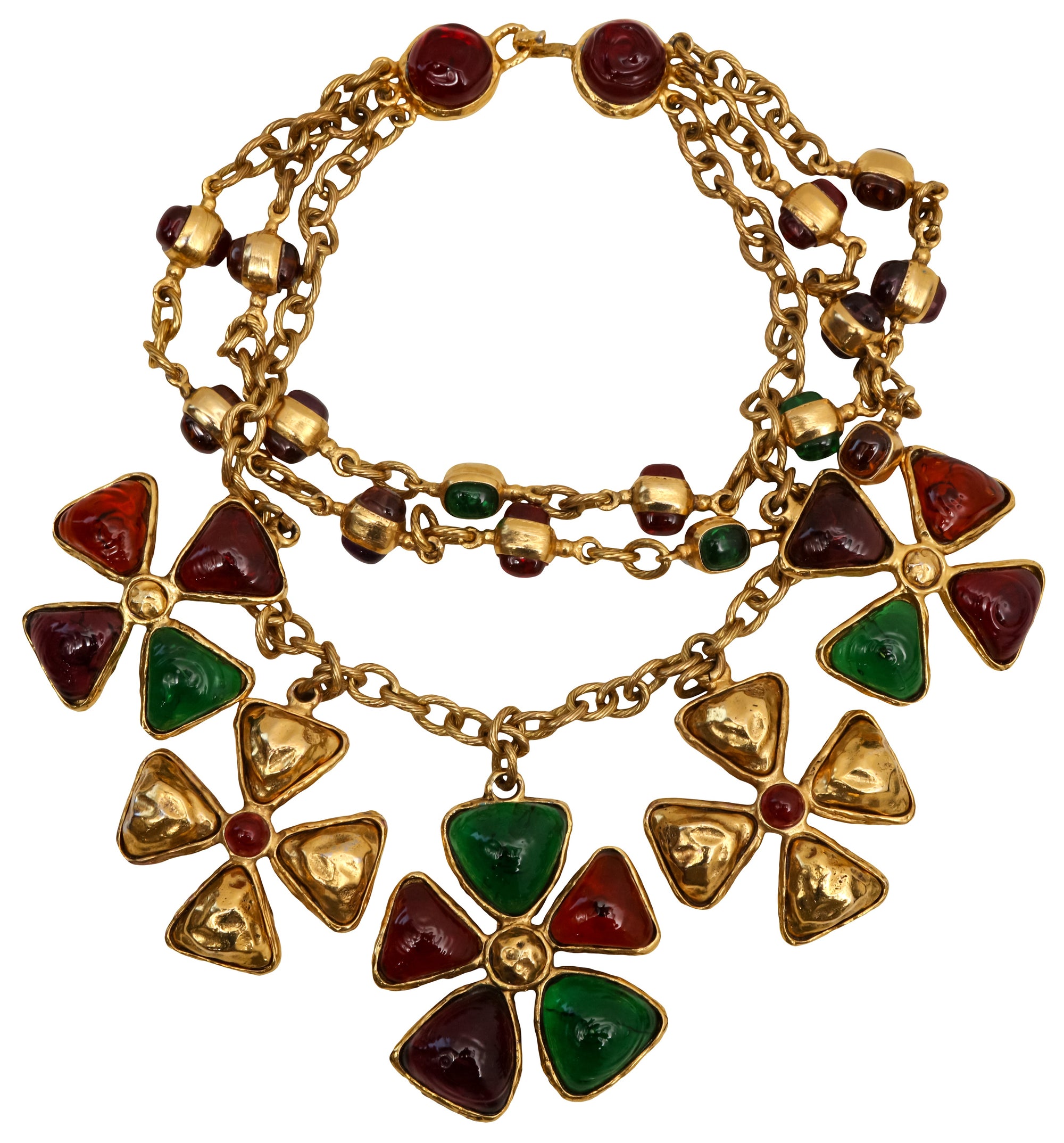 Chanel Gripoix Byzantine Multi-Strand Necklace