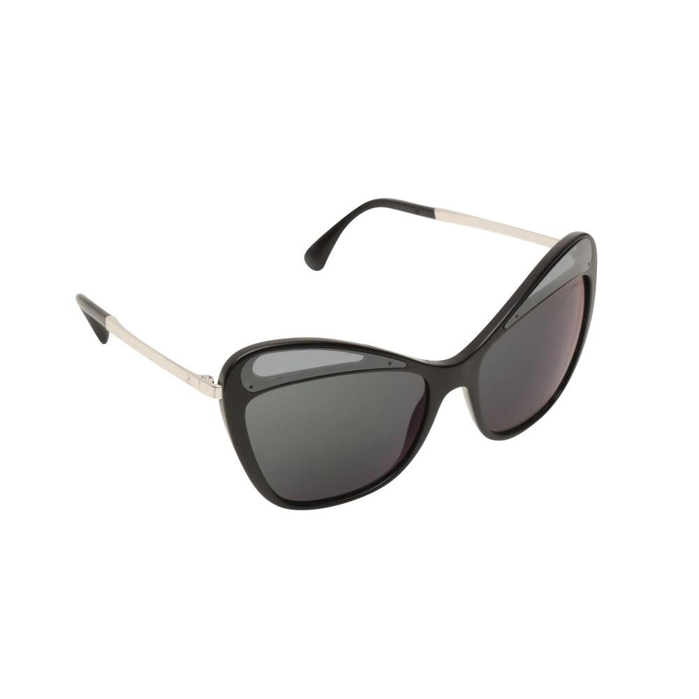 Chanel Black CC Butterfly Sunglasses