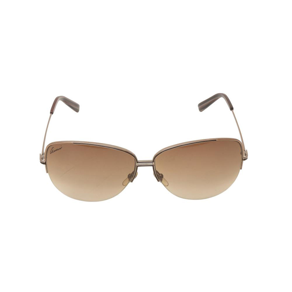 Gucci Brown Aviator Sunglasses
