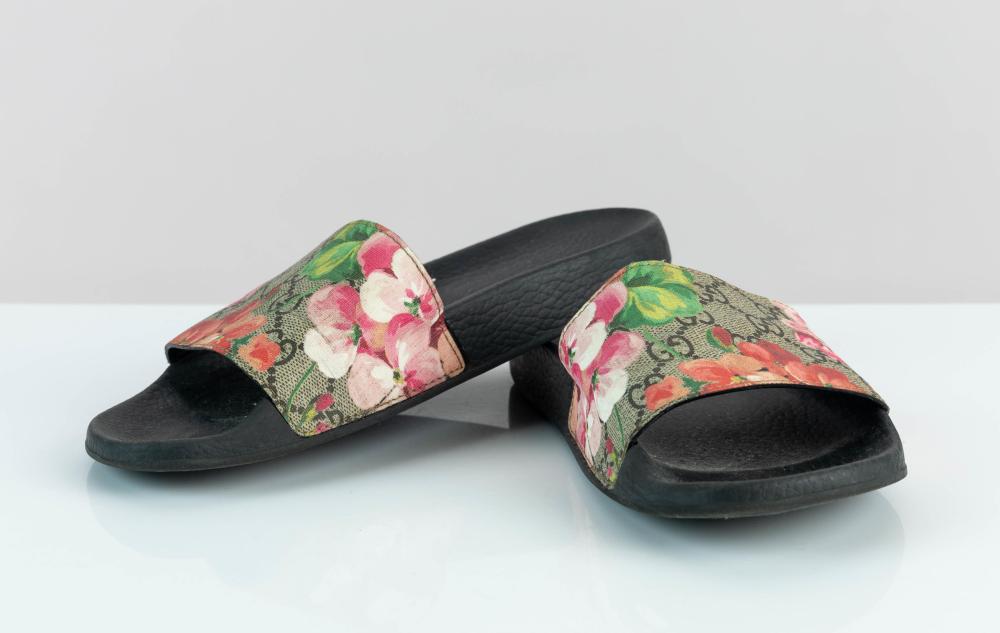 GUCCI Blooms Supreme Slides - Size 37 EU / 7 US