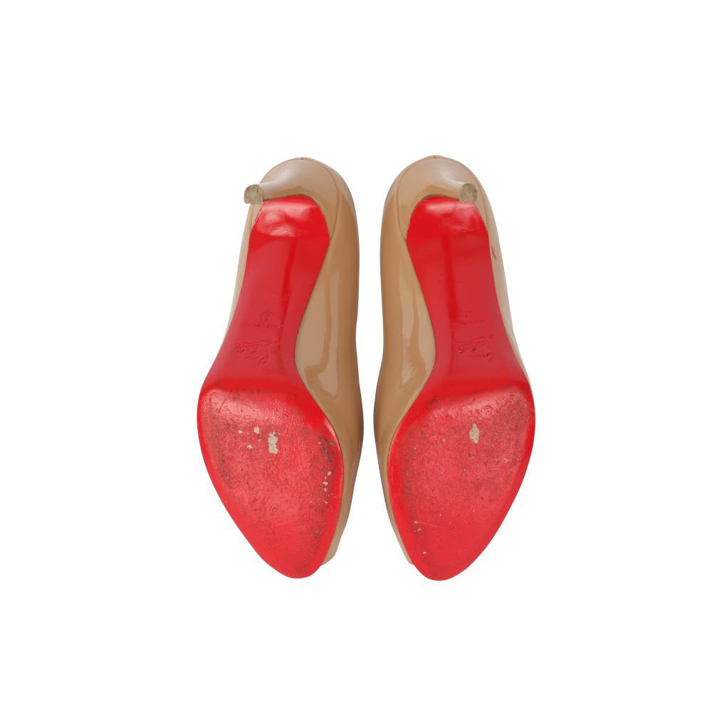 Christian Louboutin Nude You Open Toe Pump - Size 41 EU / 11 US
