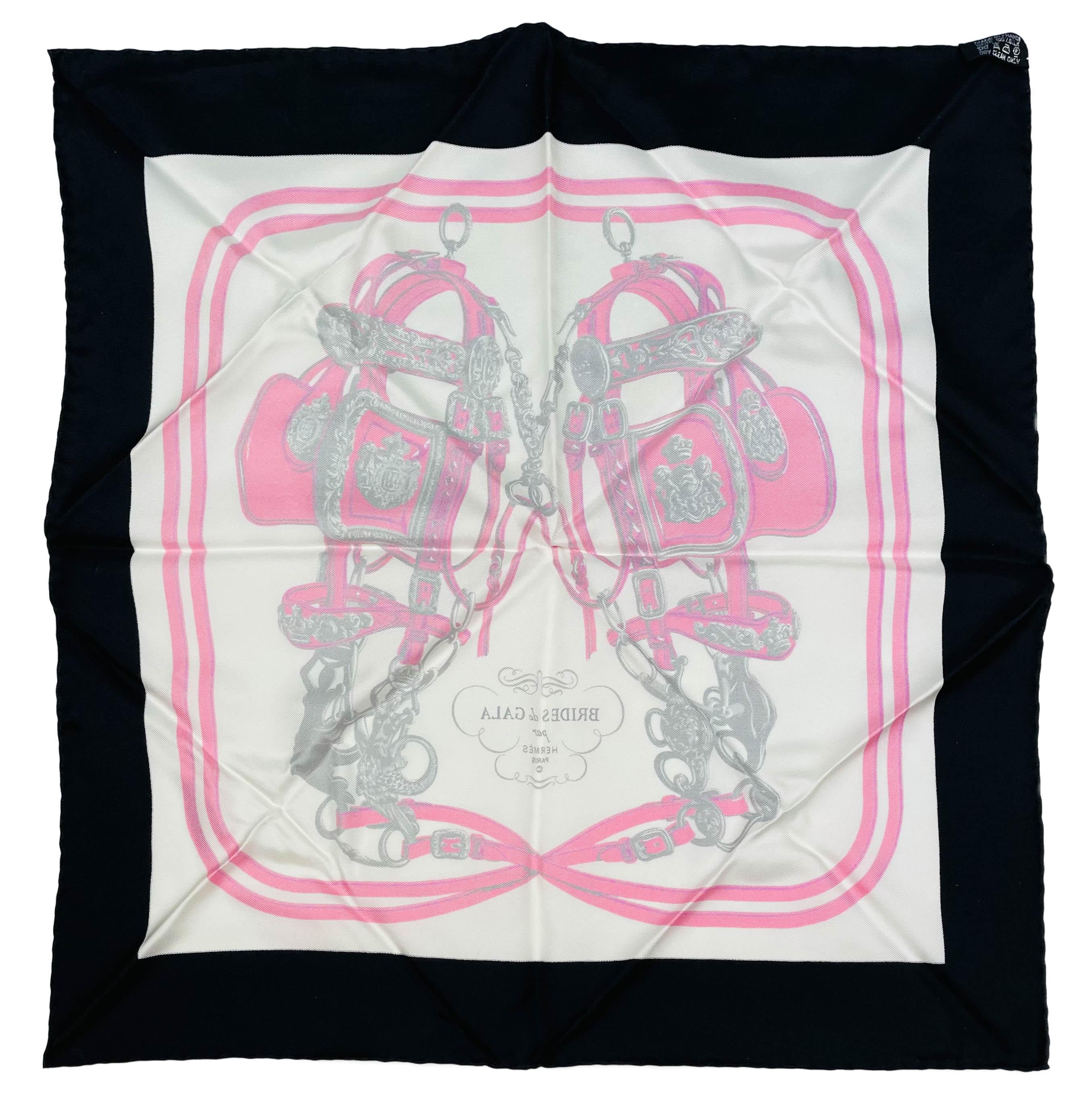 Hermès Brides De Gala Silk Pocket Square Scarf