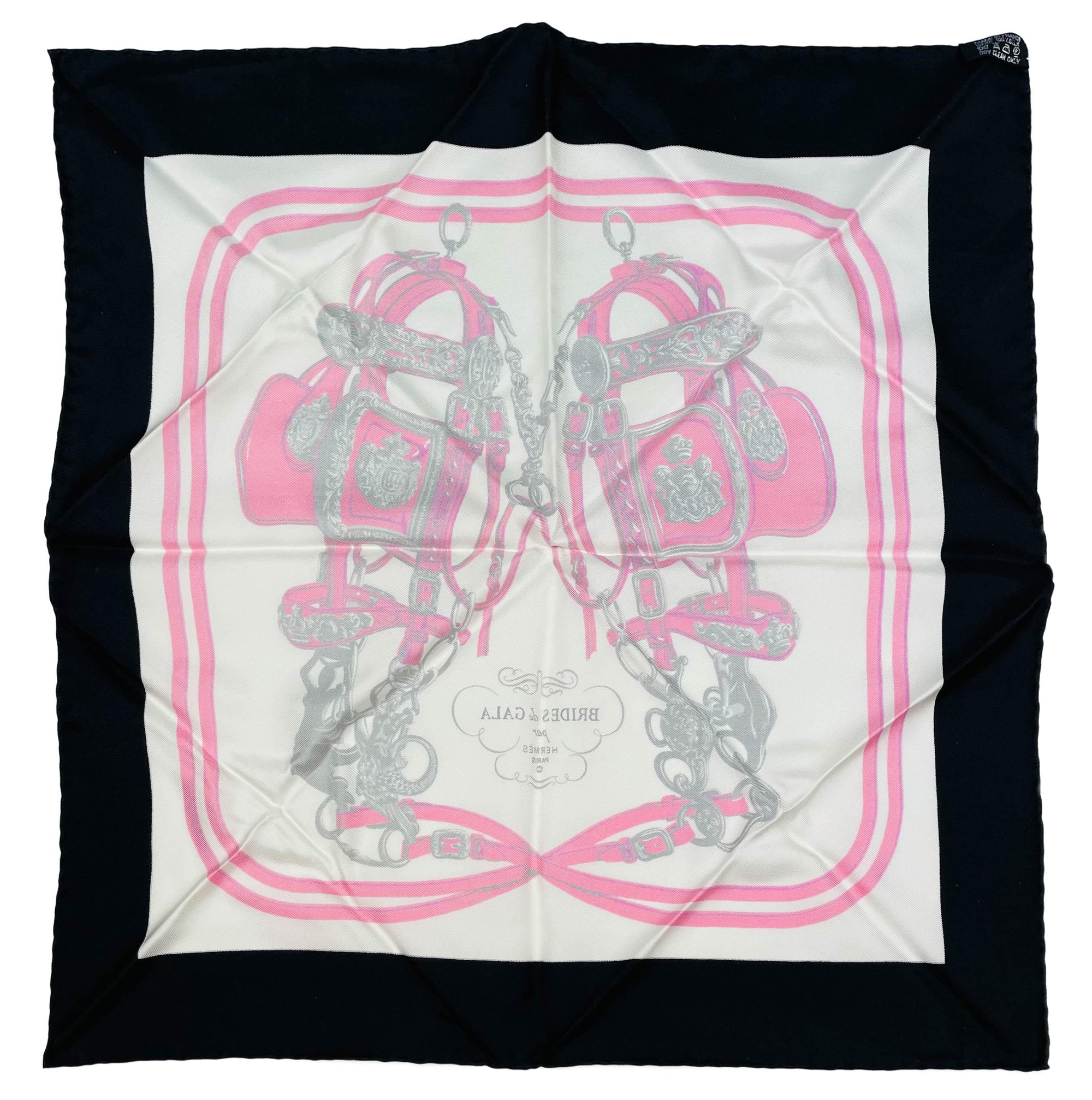 Hermès Brides De Gala Silk Pocket Square Scarf