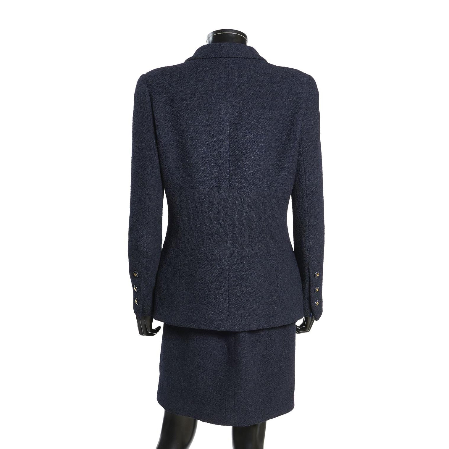 Chanel Boutique Navy Suit - Women's Size 44