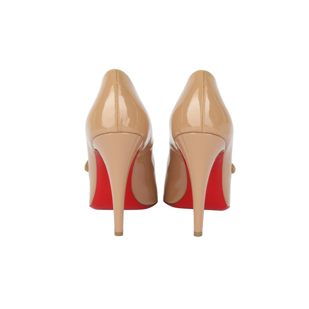 Christian Louboutin Nude Charlene Mary Jane - Size 41.5 EU / 11.5 US
