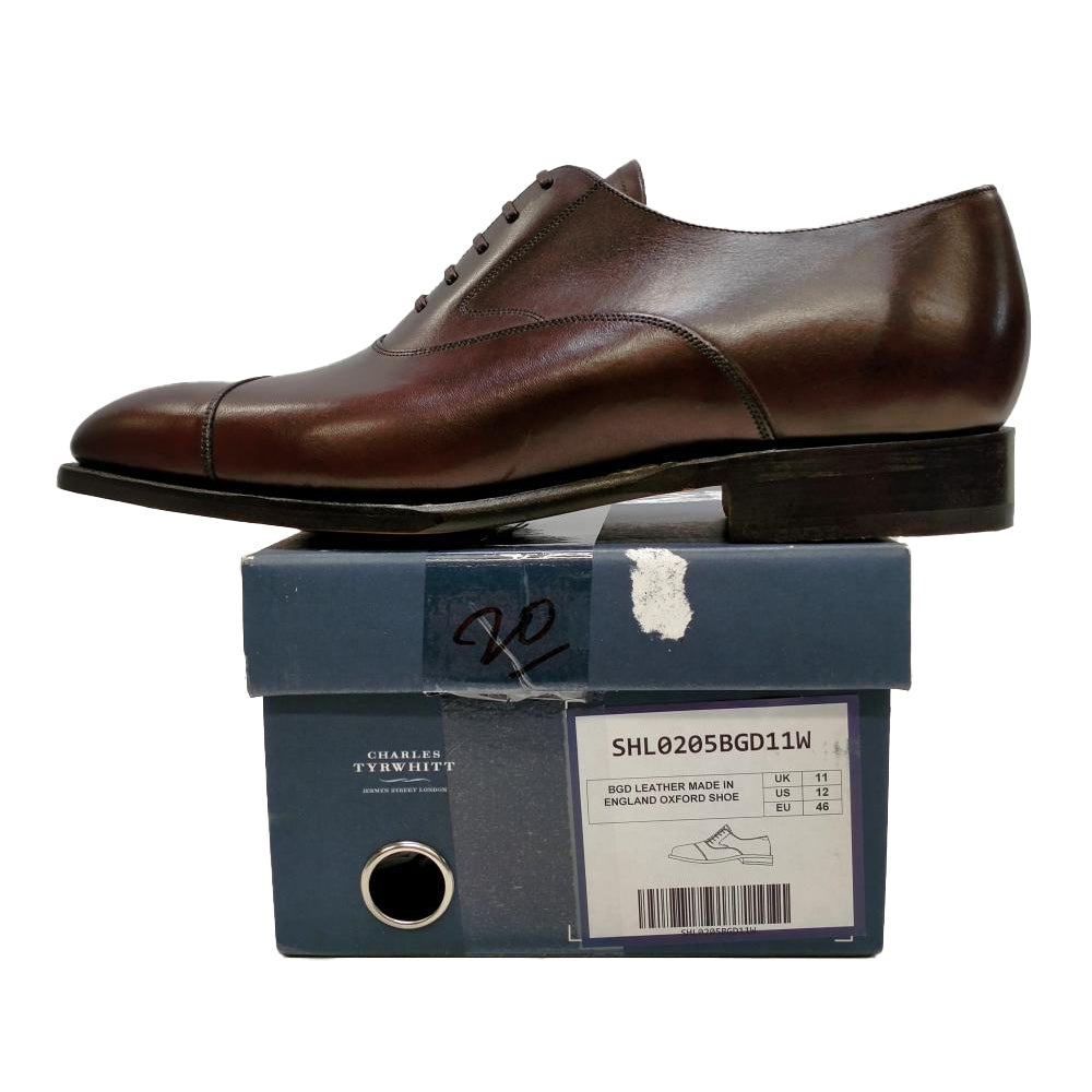 Charles Tyrwhitt Men's Brown Leather Dress Shoes - Size 46 EU / 12 US