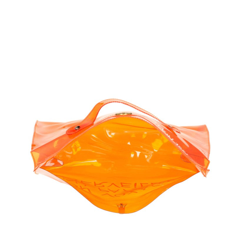 Hermès Orange Vinyl Souvenir de l'Exposition Kelly with Gold Hardware