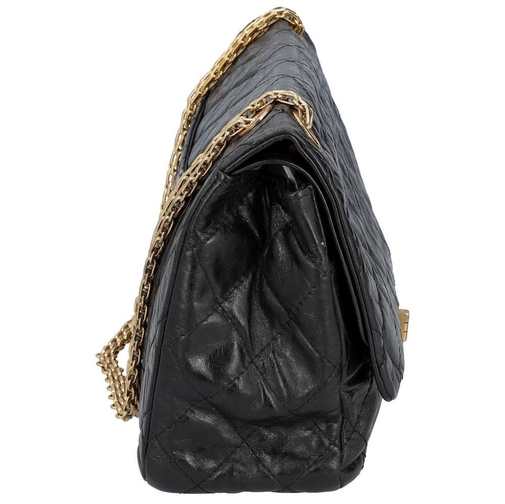 Chanel Black Maxi Reissue 2.55 Shoulder Bag