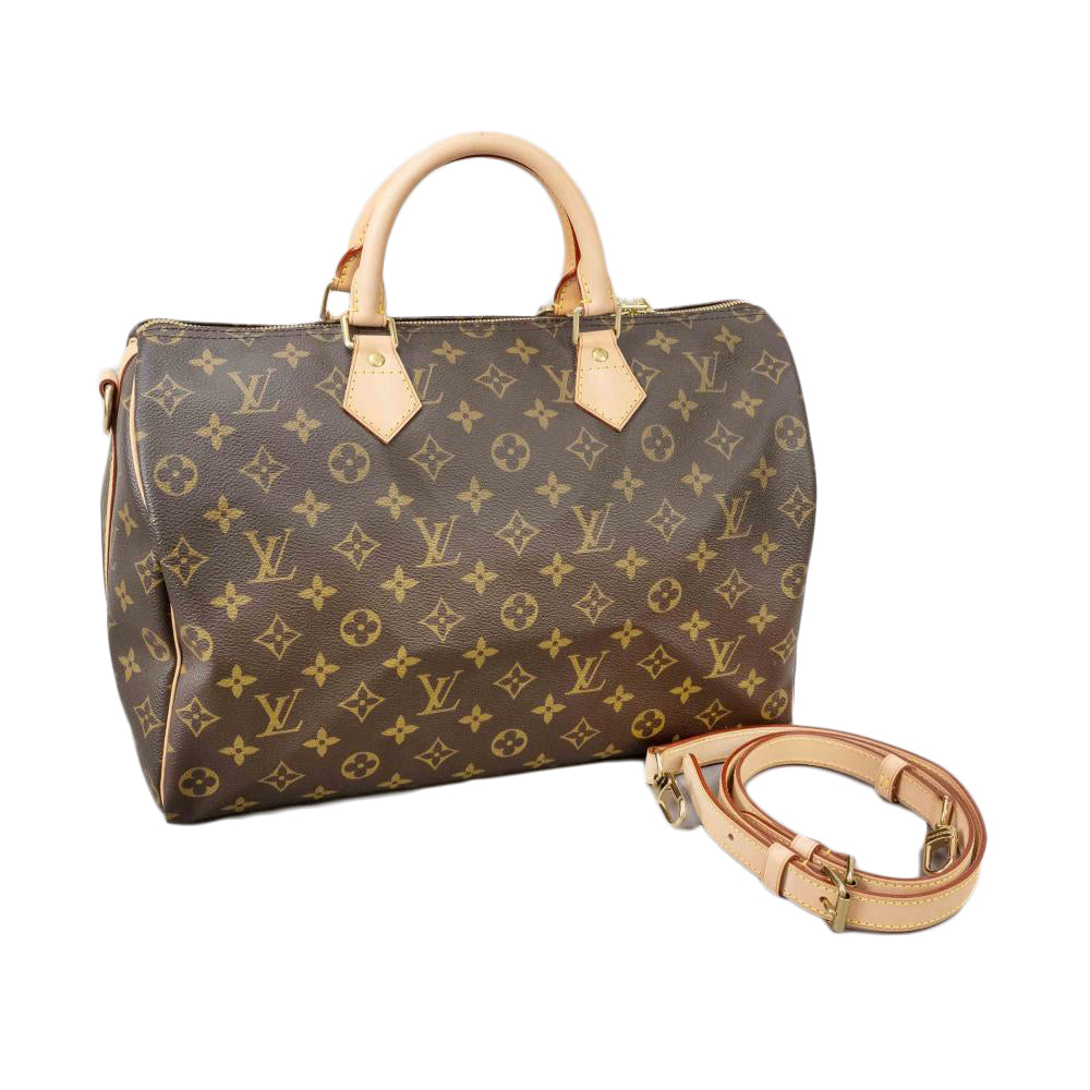 Louis Vuitton Monogram Canvas Speedy 35 Bandouliere Bag