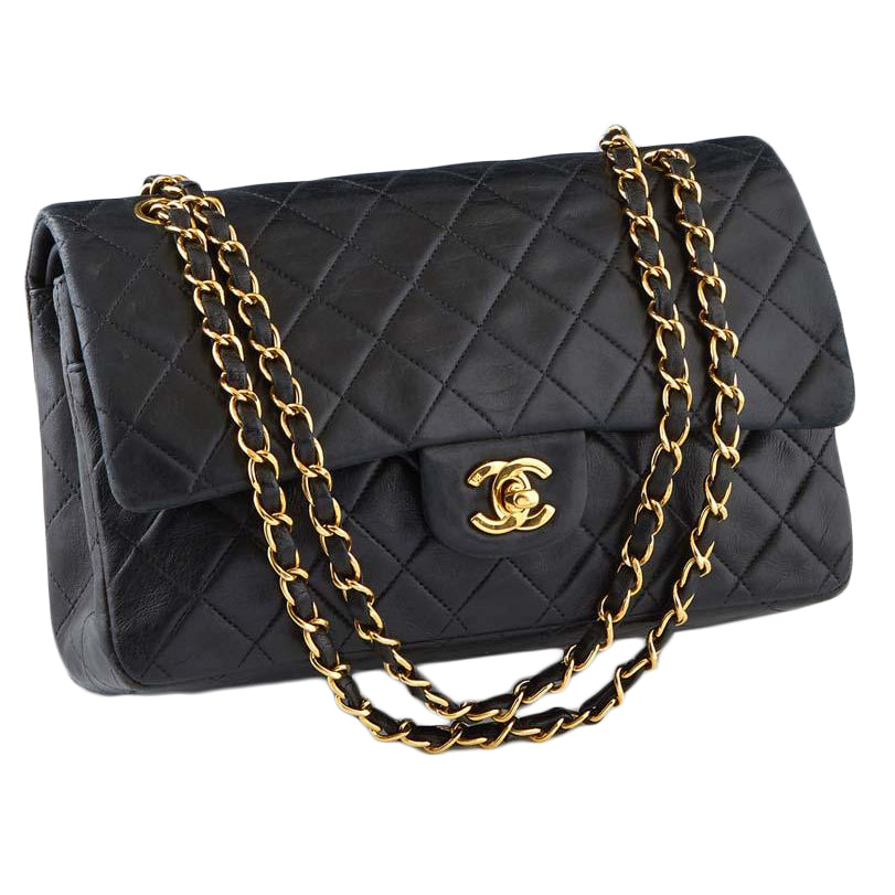 Chanel Classic Lambskin Double Flap 26 Shoulder Bag Gold Hardware