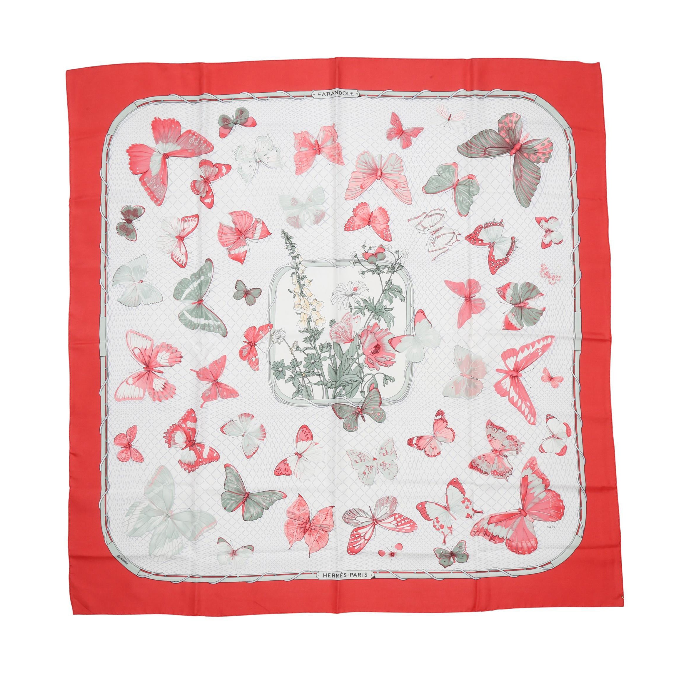 Hermès Farandole Silk Square Scarf