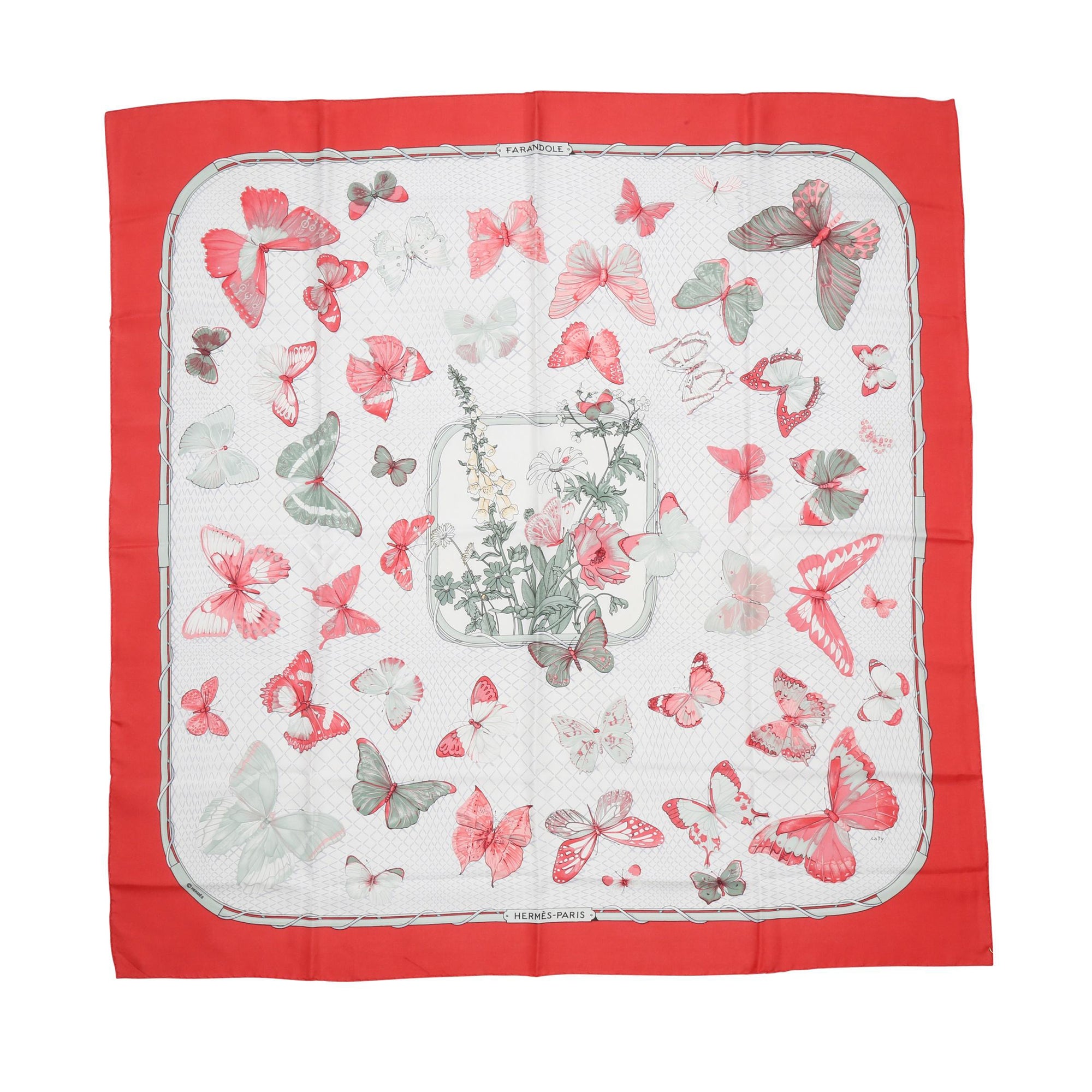 Hermès Farandole Silk Square Scarf