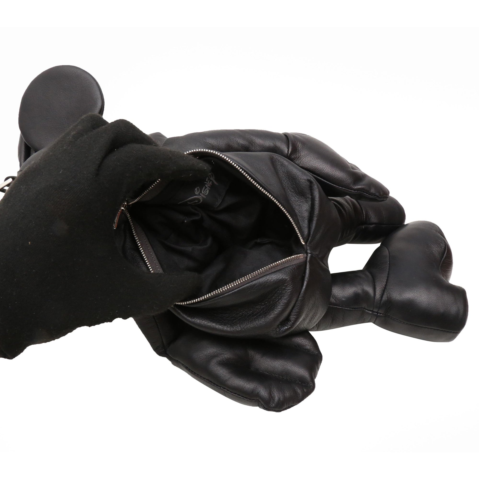 Christopher Raeburn x Disney Black Minnie Mouse Leather Backpack