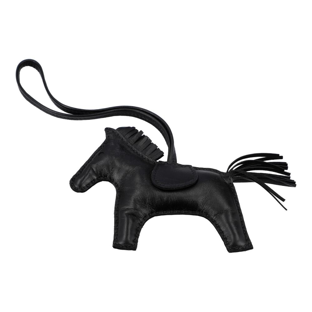 Hermès So Black Rodeo MM Bag Charm