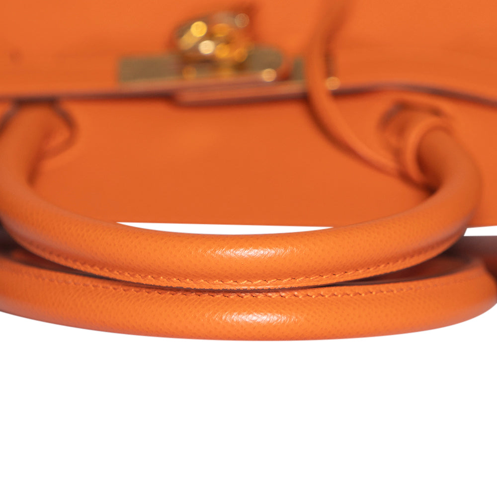 Hermès Orange Epsom Birkin 35 with Gold Hardware