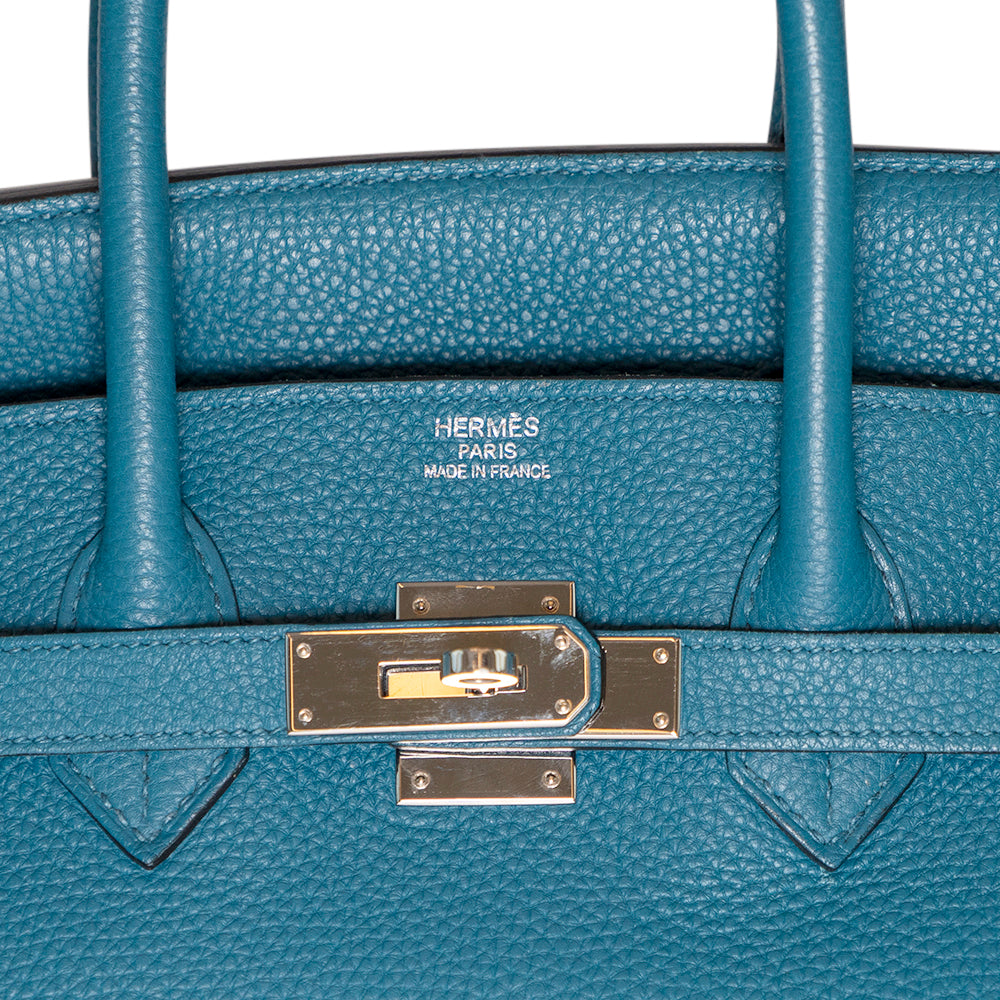 Hermès Cobalt Blue Togo Birkin 35 with Palladium Hardware