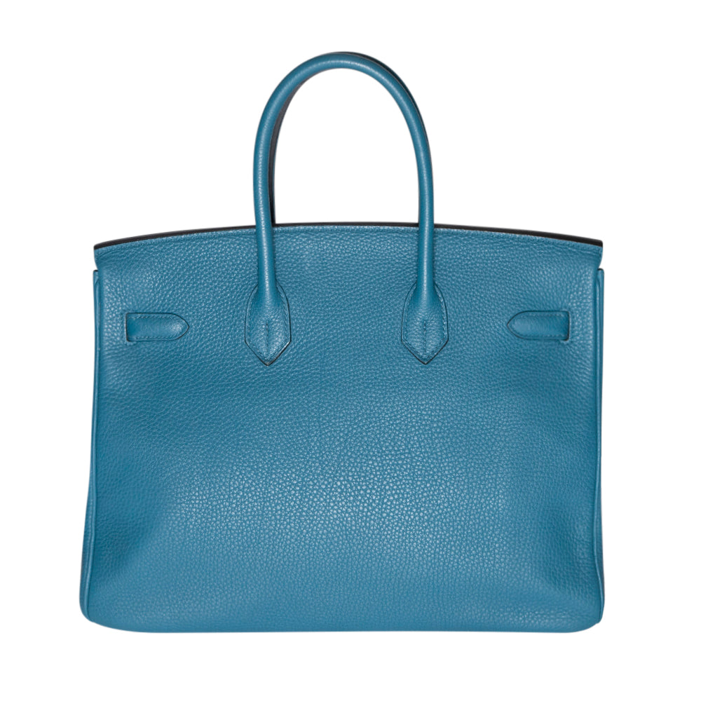 Hermès Cobalt Blue Togo Birkin 35 with Palladium Hardware