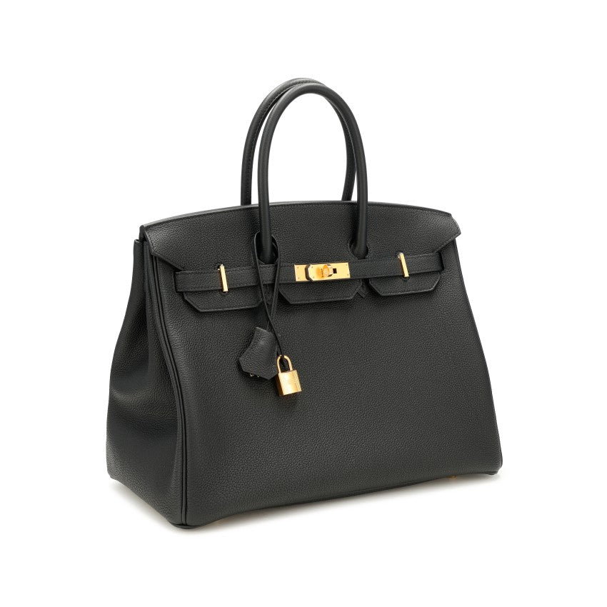 Hermès Black Togo Birkin 35 with Gold Hardware w/Tags 2022 - Never Carried