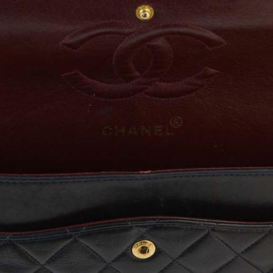 Chanel Classic Lambskin Double Flap 26 Shoulder Bag Gold Hardware