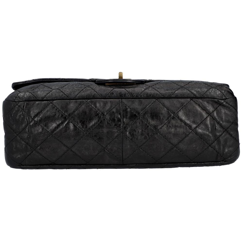 Chanel Black Maxi Reissue 2.55 Shoulder Bag