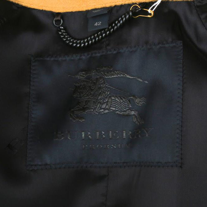 Burberry Kensington Double-Breasted Camel Cashmere Belted Coat