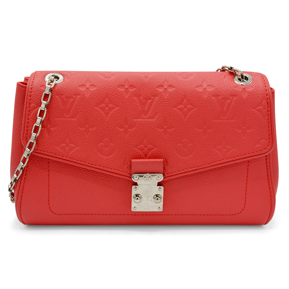 Louis Vuitton Poppy Monogram Empreinte Leather St. Germain Bag