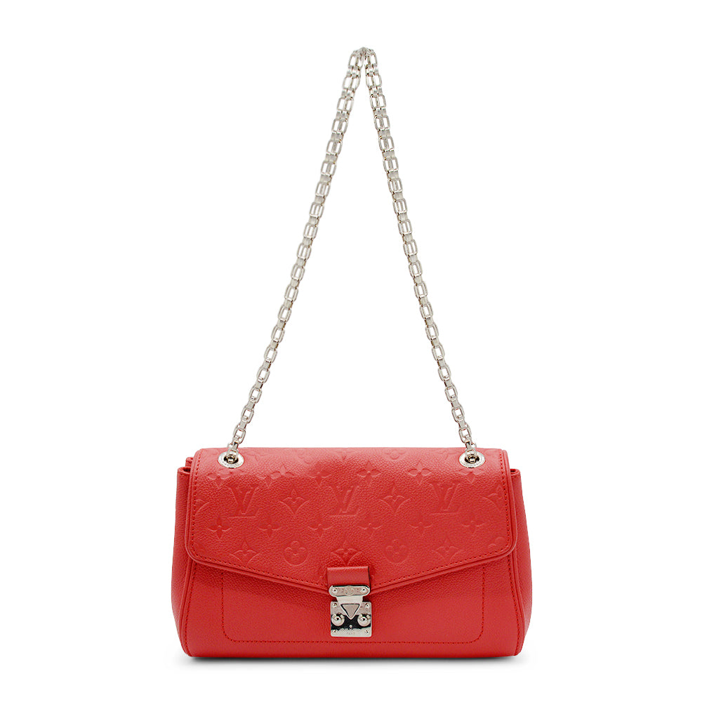 Louis Vuitton Poppy Monogram Empreinte Leather St. Germain Bag