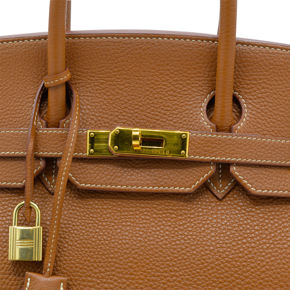 Hermés Gold Togo Birkin 35 with Gold Hardware