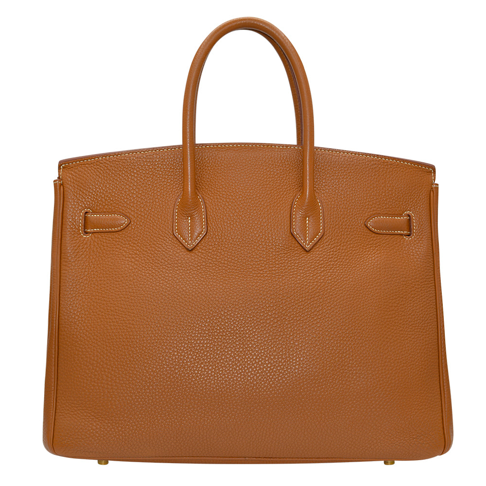 Hermés Gold Togo Birkin 35 with Gold Hardware