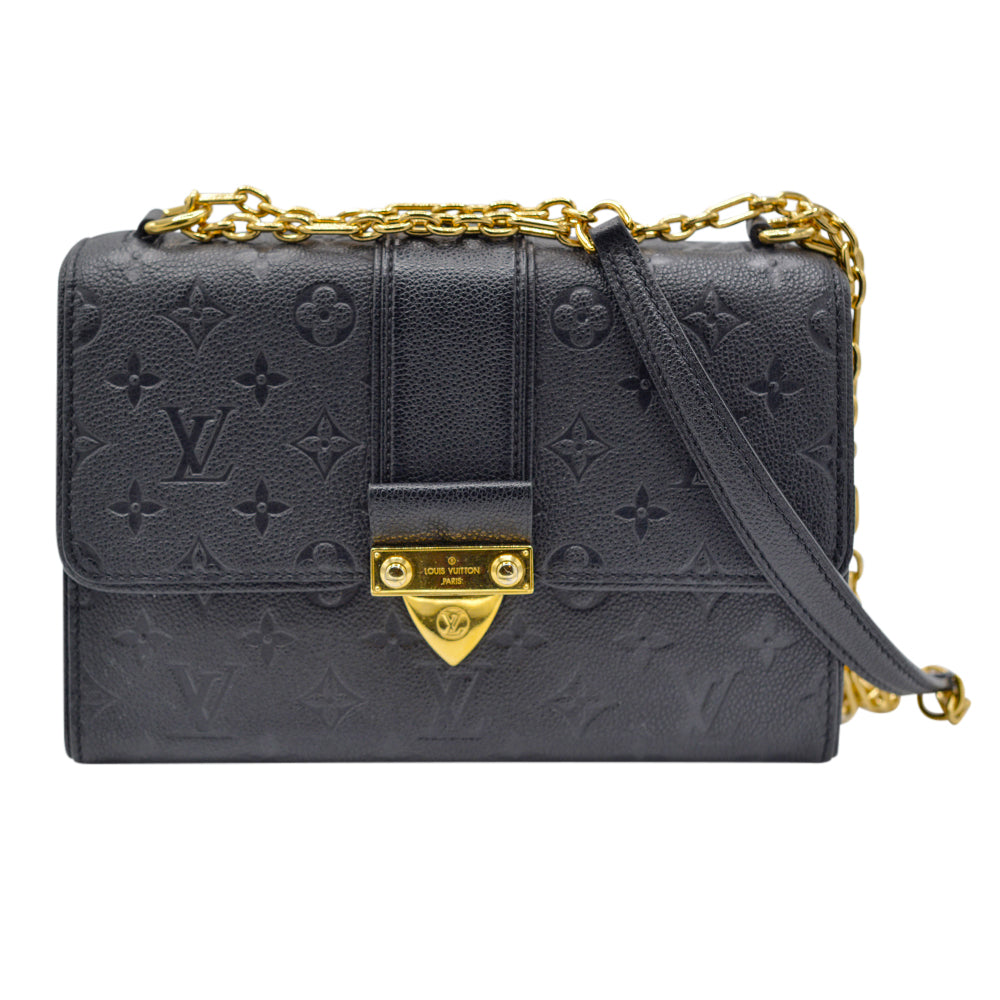 Louis Vuitton Black Monogram Empreinte Saint Sulpice