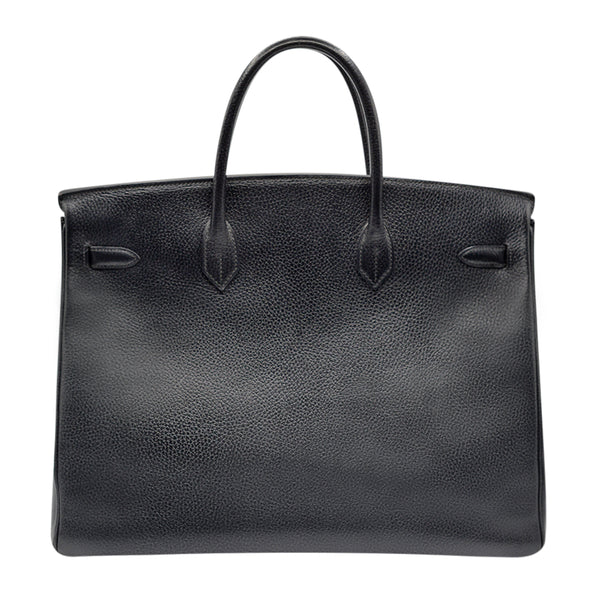 Hermès, Black Togo Birkin with Silver Hardware