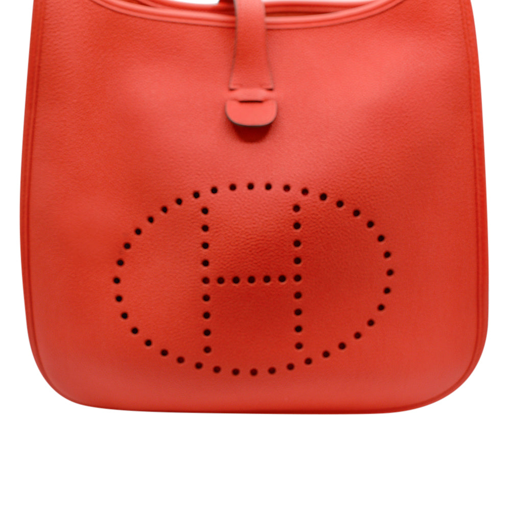 Hermes Red Evelyne III 33