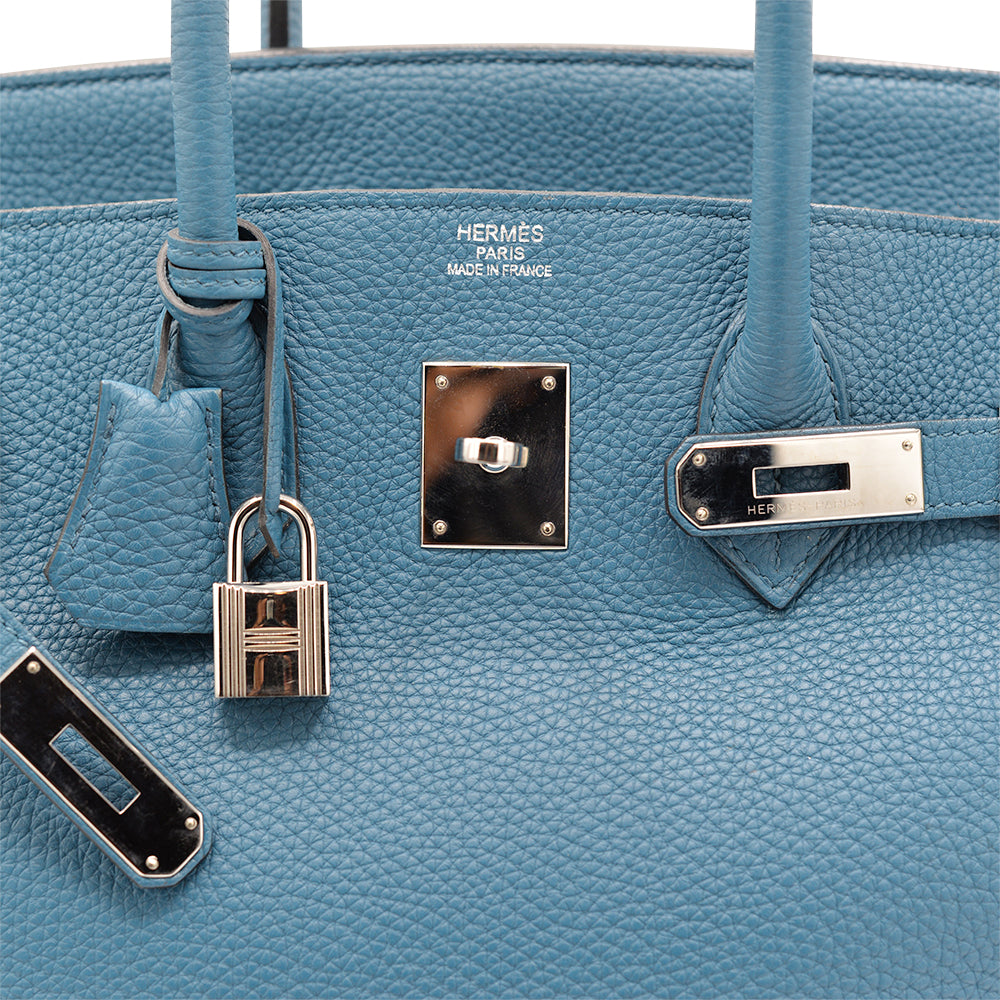 Hermès Cobalt Blue Togo Birkin 35 with Palladium Hardware