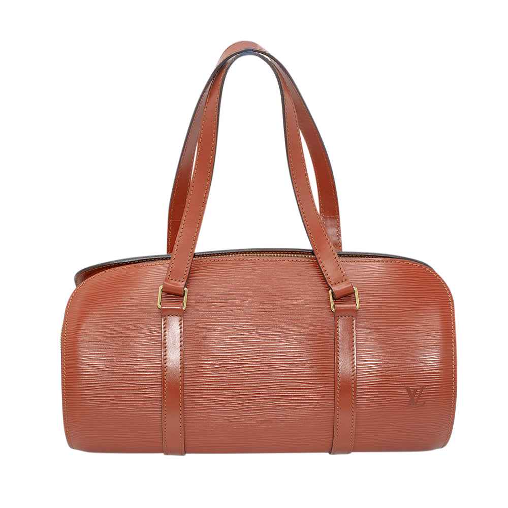 Louis Vuitton Tan Epi Leather Soufflot Bag