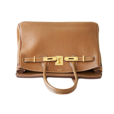 Hermes Clemence Birkin 30 Handbag with Gold Hardware - Fresh from the Hermes Spa