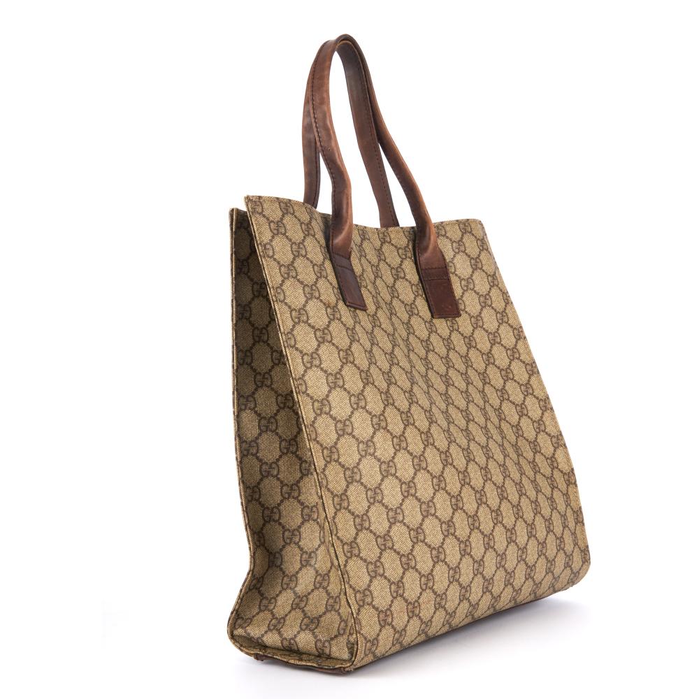 Gucci GG Flat Supreme Vertical Tote