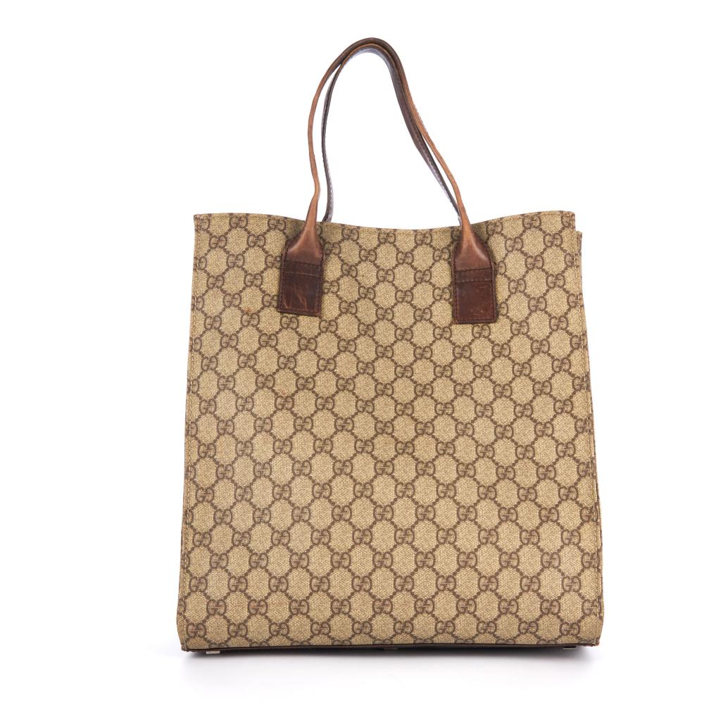 Gucci GG Flat Supreme Vertical Tote