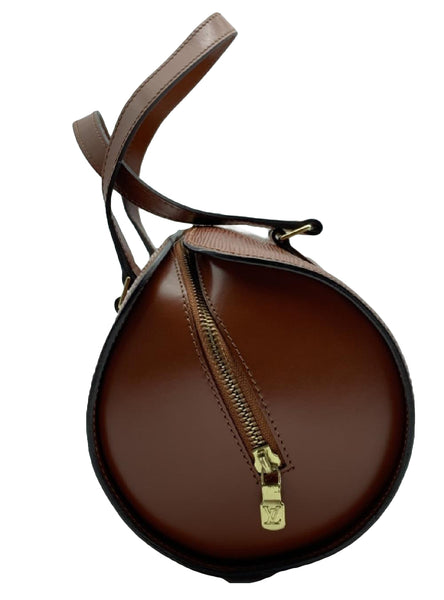 Louis Vuitton - Authenticated Soufflot Vintage Handbag - Leather Red Plain for Women, Very Good Condition