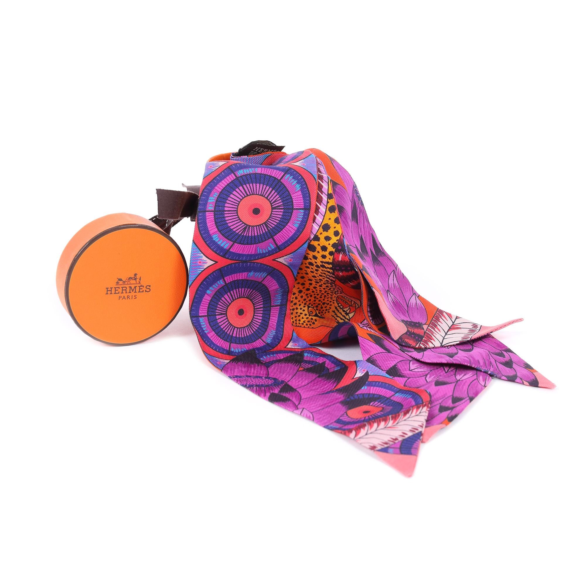 Hermès Twilly Scarfs The Savana Dance (1 Pair)