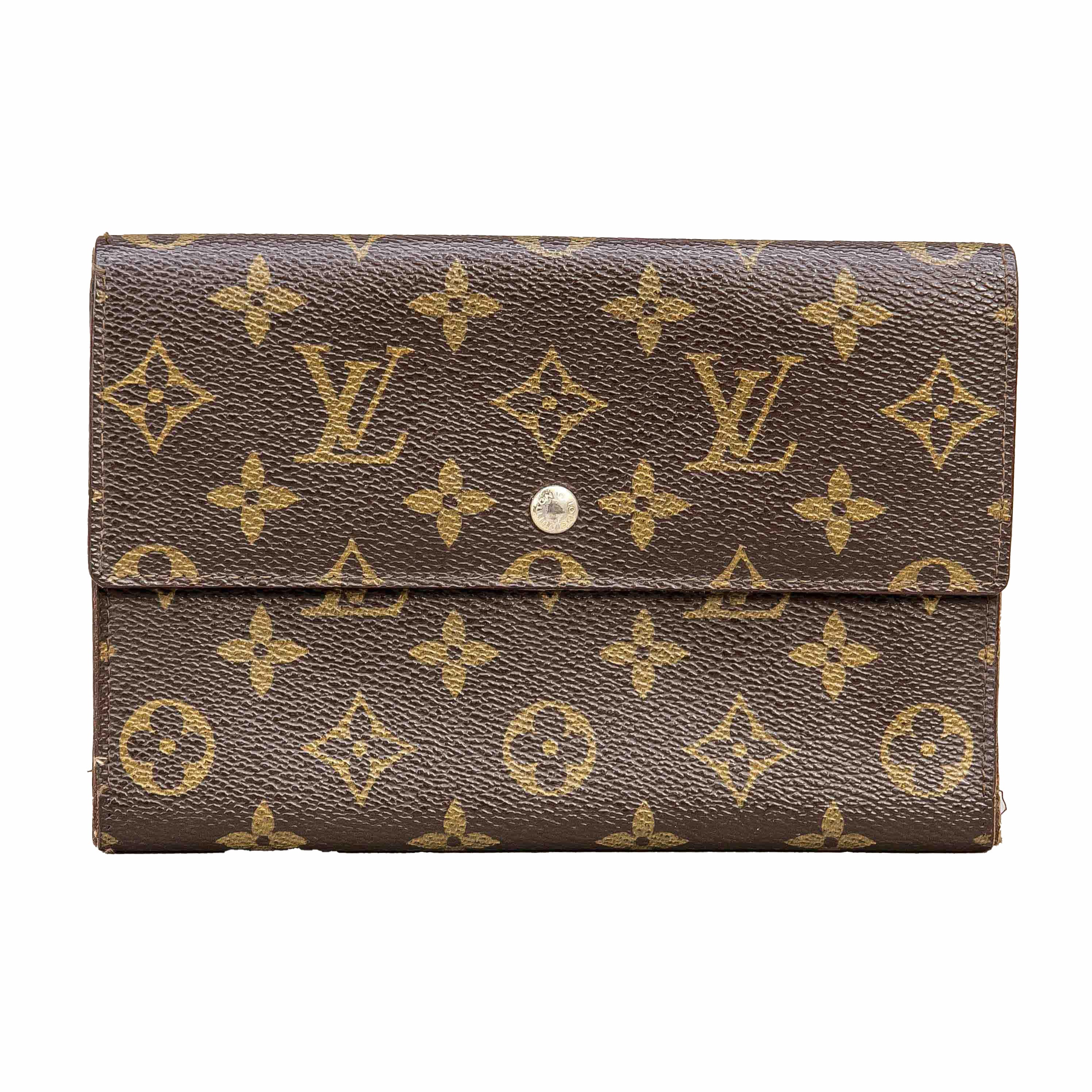 Louis Vuitton Large Monogram Canvas Sarah Wallet