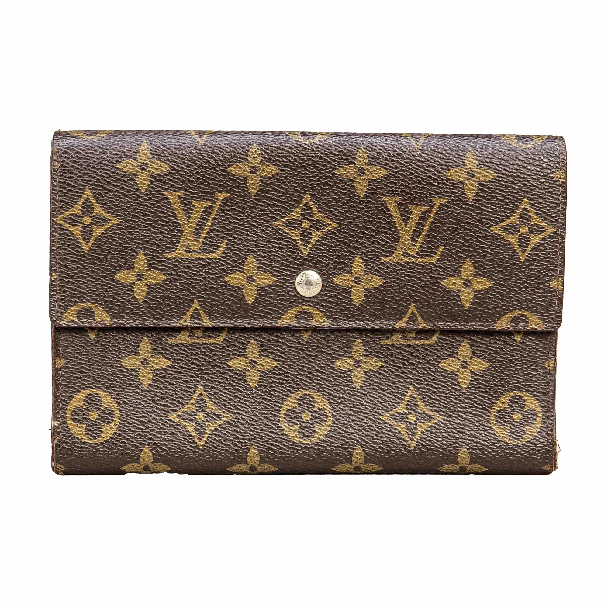 Louis Vuitton Large Monogram Canvas Sarah Wallet