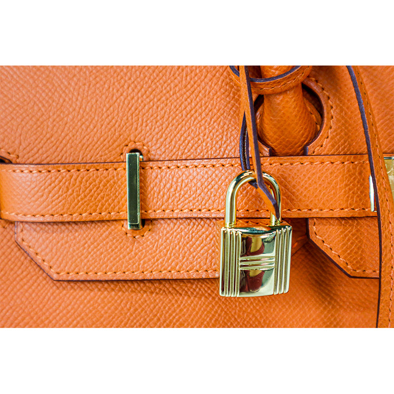 Hermès Orange Epsom Birkin 35 with Gold Hardware