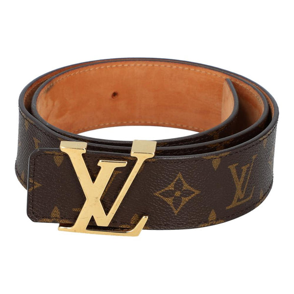 Genuine Louis Vuitton LV Black Leather belt with LV Box & pouch, Belt Size  34 