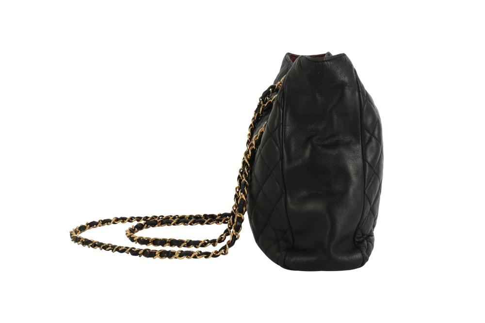 Chanel Black Quilted Tote Bag