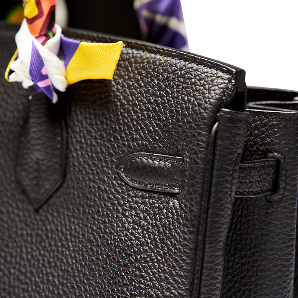 Hermès Birkin 25 Black Togo with Palladium Hardware - Twillys Sold Separately