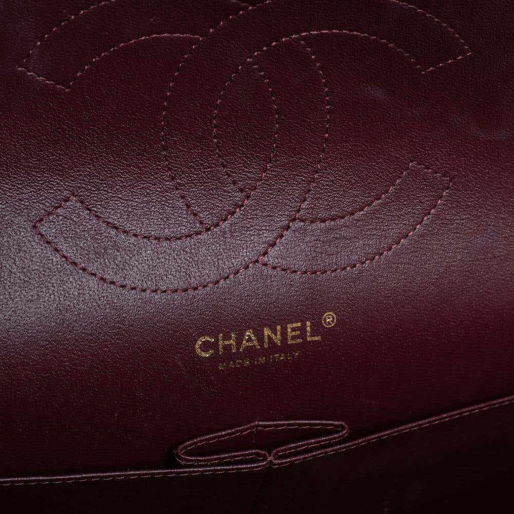 Chanel Black Caviar Quilted Jumbo Double Flap Gold Hardware