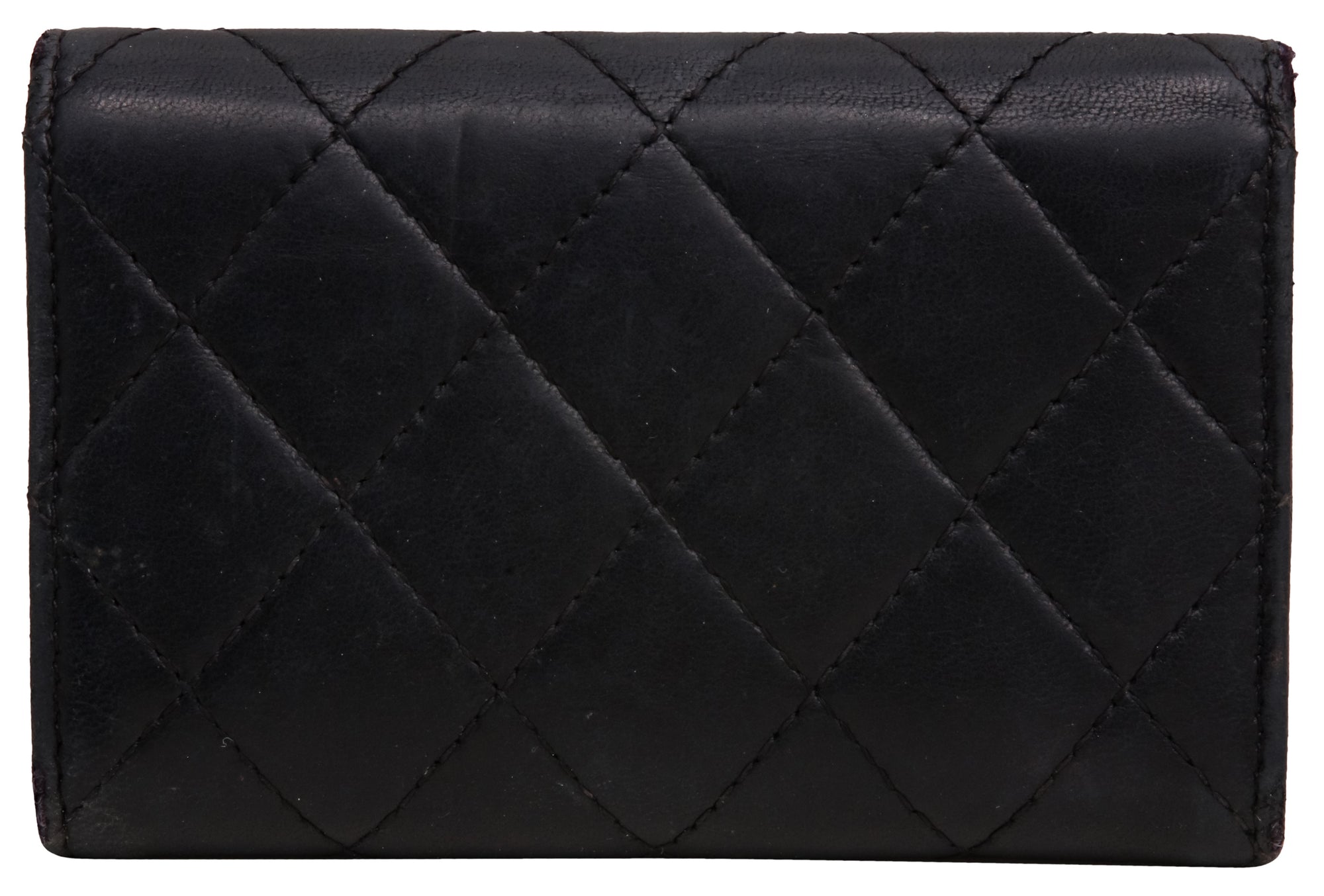 Chanel Black CC Flap Card Holder