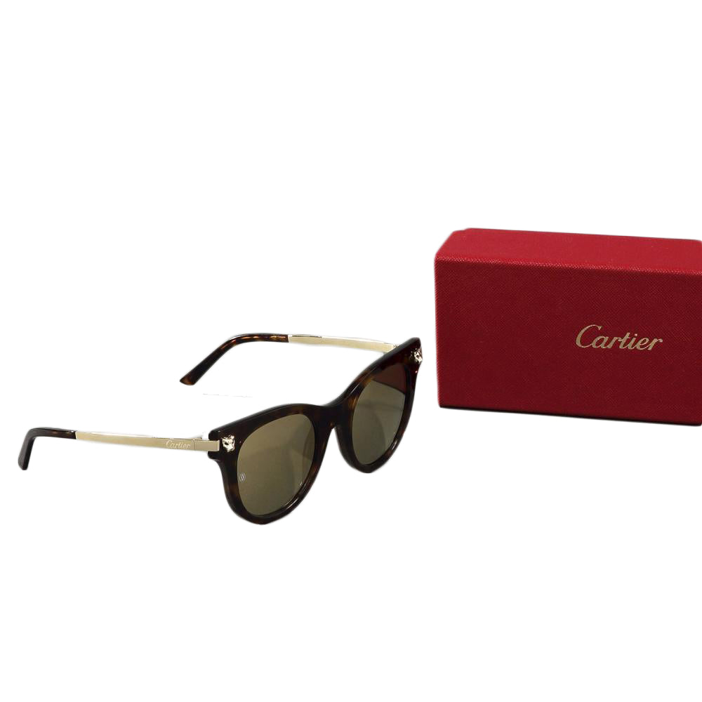 Cartier Tortoiseshell Frame Sunglasses