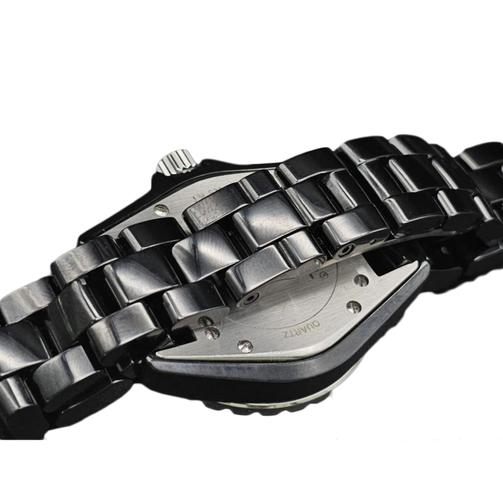 Chanel J12 Ceramic and Diamonds Ladies Quartz Watch - 33mm